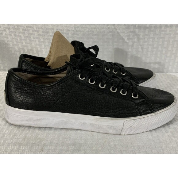 Sorel Caribou Mens Sneakers Size 8 Black Leather Low - Picture 3 of 7